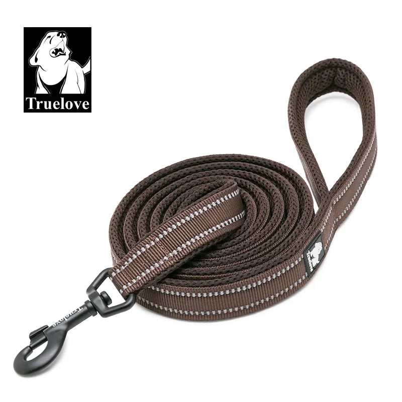 Truelove Soft Dog Pet Leash in Harness and Collar Reflective Nylon Cat Mesh Walking Training 11 Color Length 110cm TLL2111 AVET'SERVICES