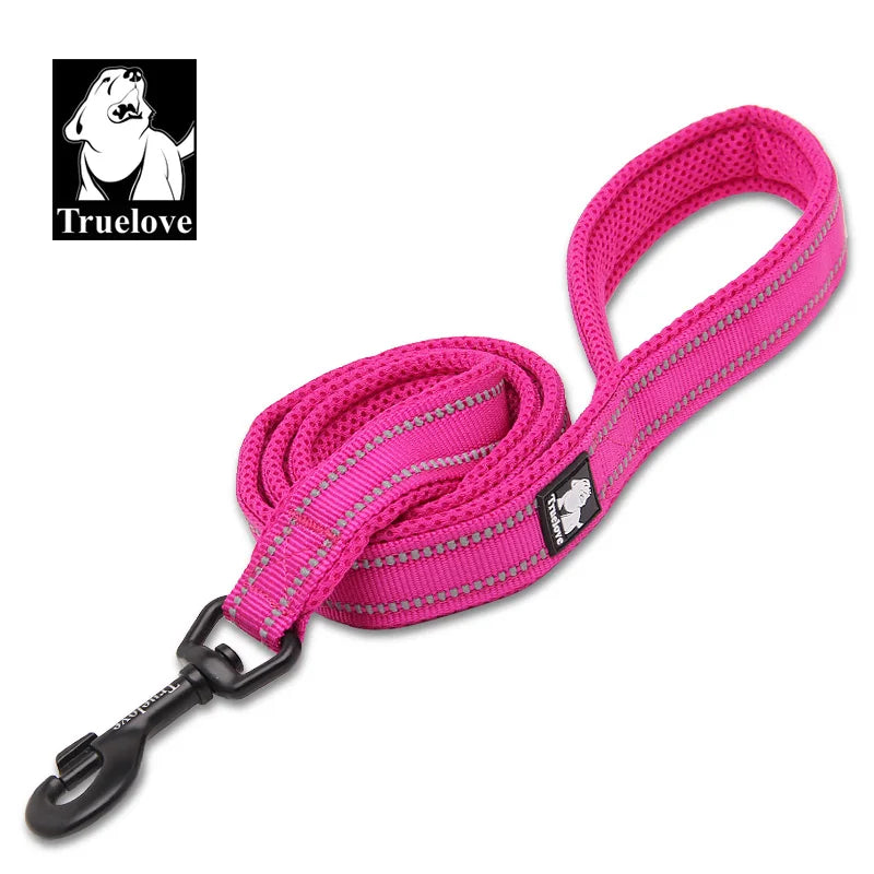 Truelove Soft Dog Pet Leash in Harness and Collar Reflective Nylon Cat Mesh Walking Training 11 Color Length 110cm TLL2111 AVET'SERVICES