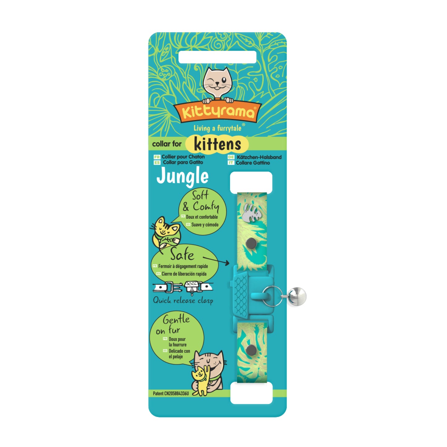 Collier Chaton Botanical Jungle Kittyrama