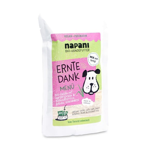 Pâtée VEGAN Lentilles-Flocons d'avoine 150gr Napani