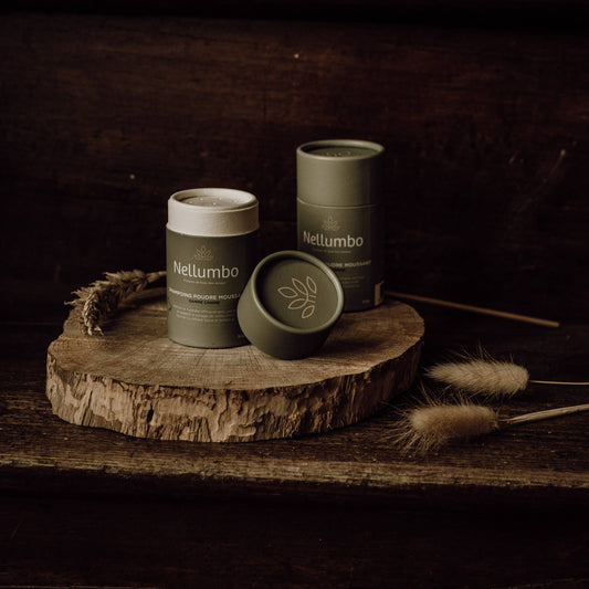 Shampoing pour chien poudre moussante Nellumbo