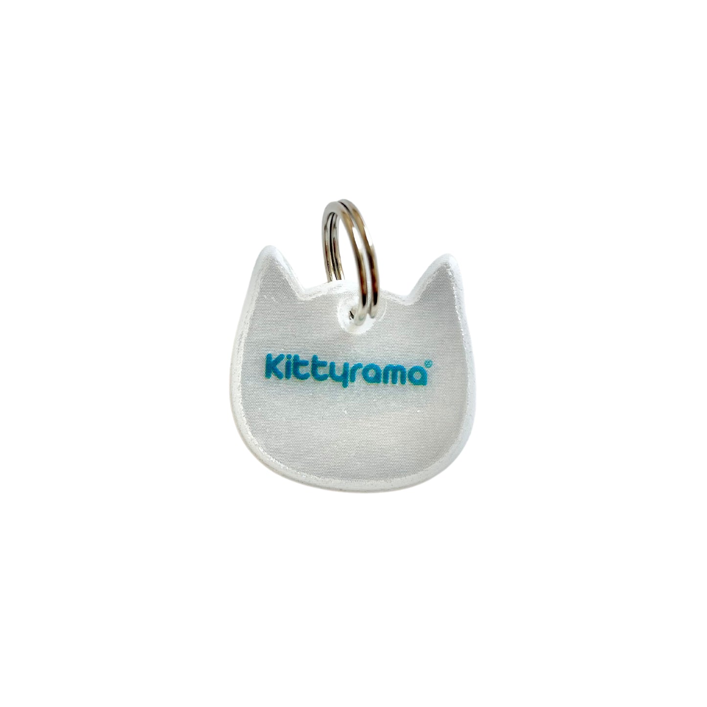 Breloque Ninja argenté réfléchissant Kittyrama