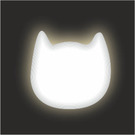 Breloque Ninja argenté réfléchissant Kittyrama