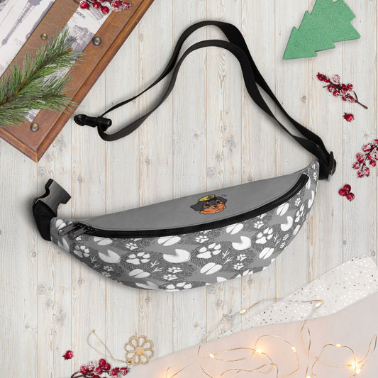 Sac Banane Empreintes Gris Nobel AVET'SERVICES