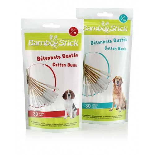Bamboostick® Bâtonnets ouatés pour soins oreilles TickTwister