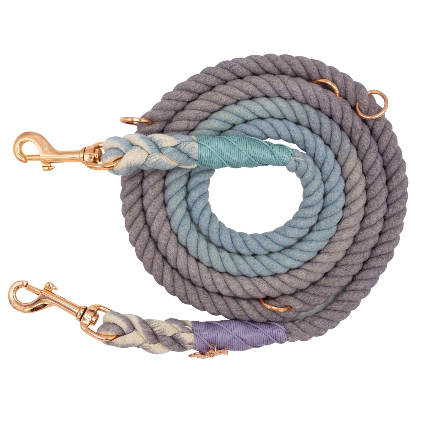 Laisse en corde pour mains libres - Skyfall: 8 pieds SASSY WOOF