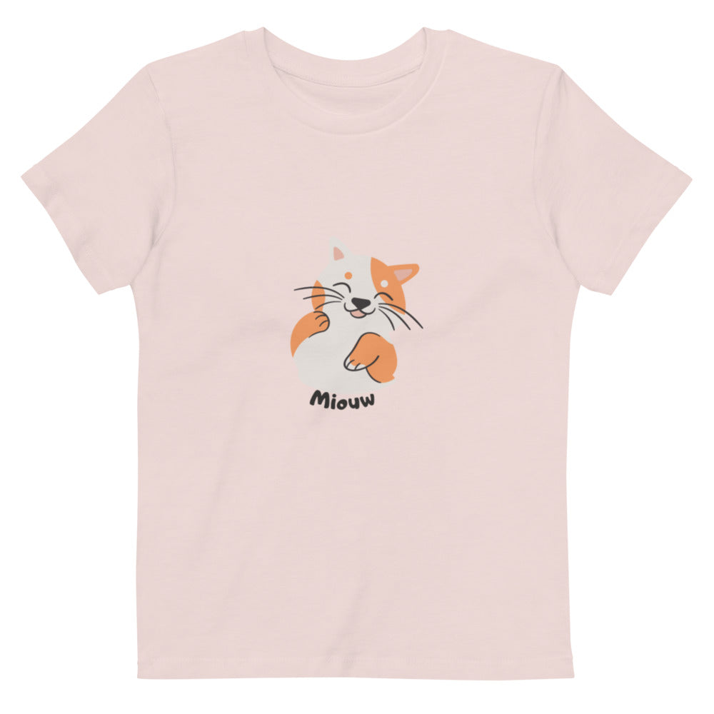 Pets Tee-shirt en coton bio enfant Miouw AVET'SERVICES