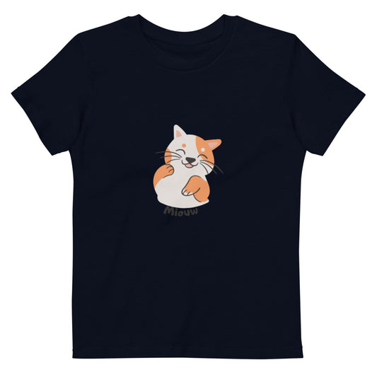 Pets Tee-shirt en coton bio enfant Miouw AVET'SERVICES
