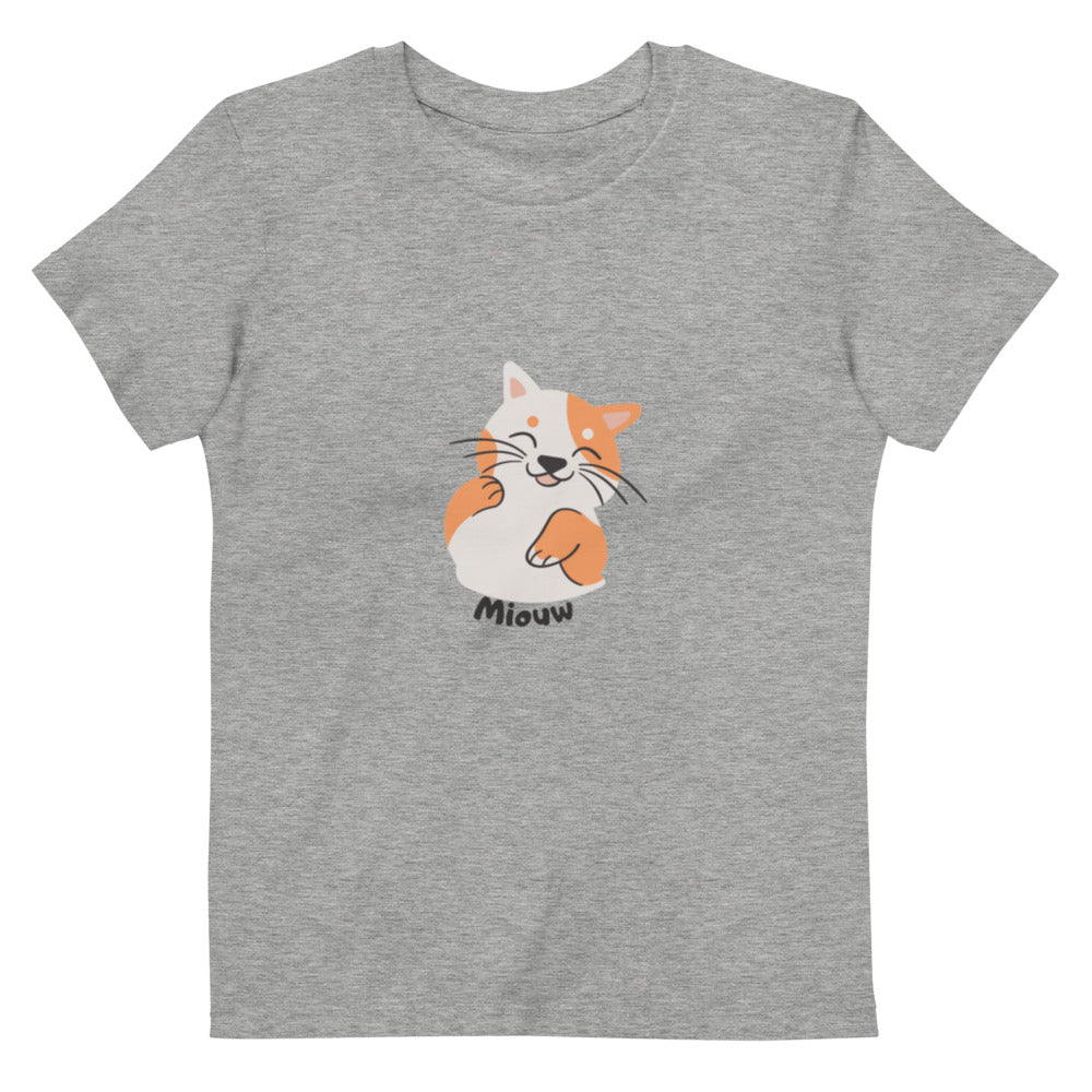 Pets Tee-shirt en coton bio enfant Miouw AVET'SERVICES
