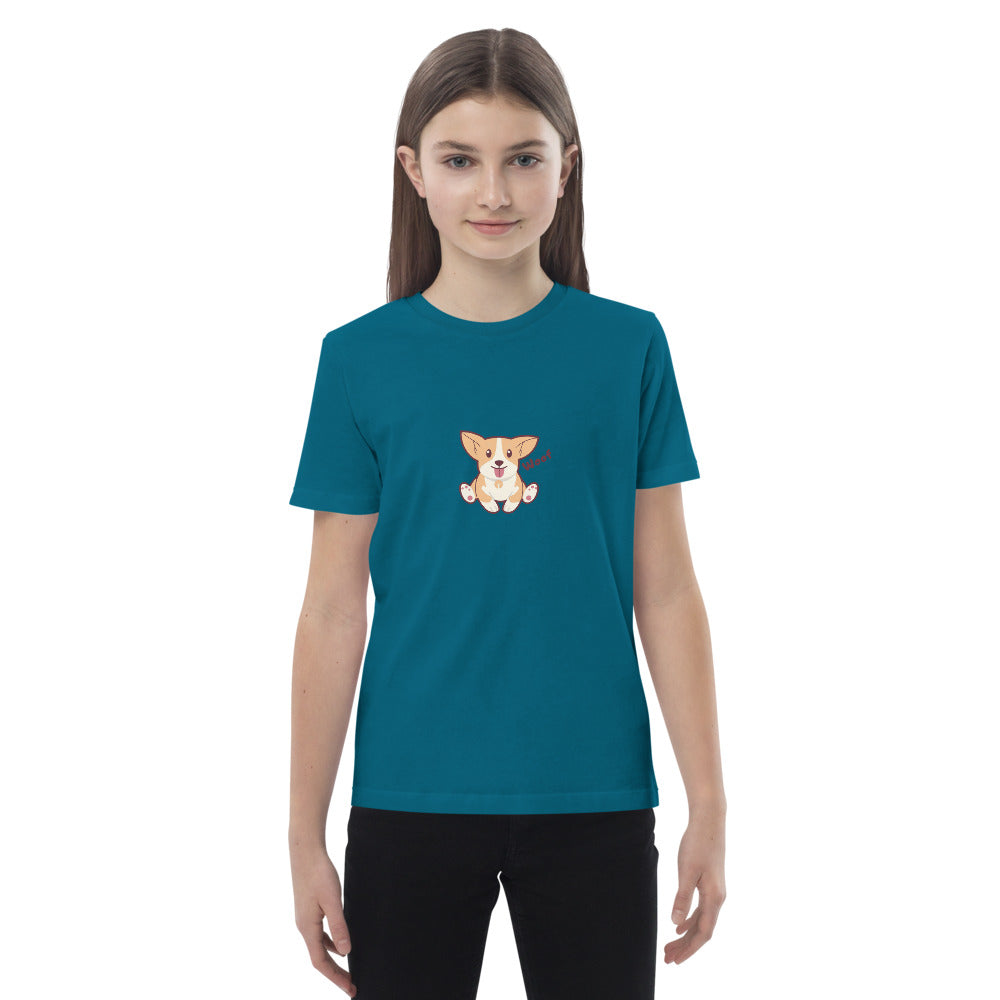 Pets Tee-shirt en coton bio enfant Woof AVET'SERVICES