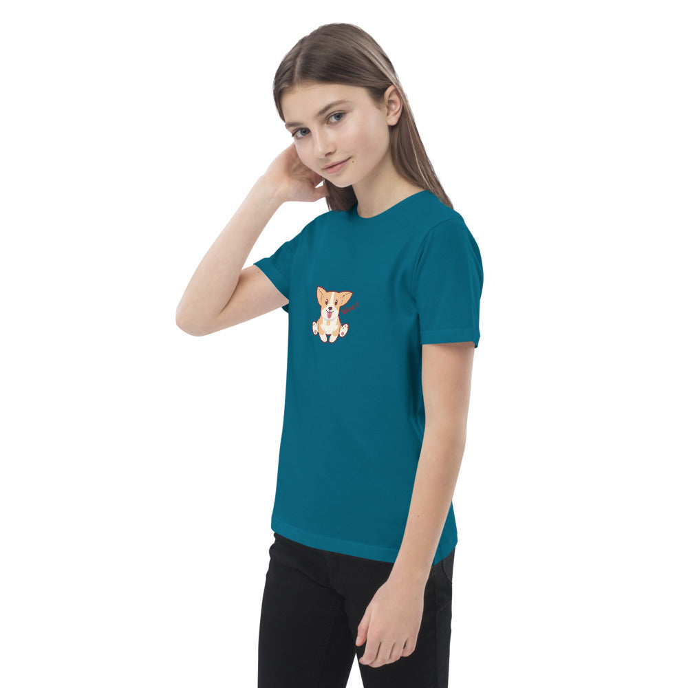 Pets Tee-shirt en coton bio enfant Woof AVET'SERVICES
