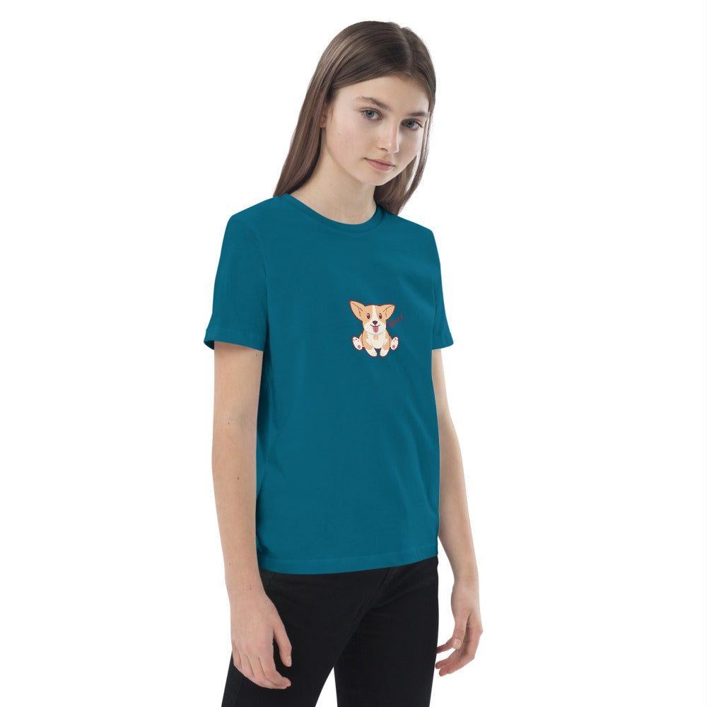 Pets Tee-shirt en coton bio enfant Woof AVET'SERVICES