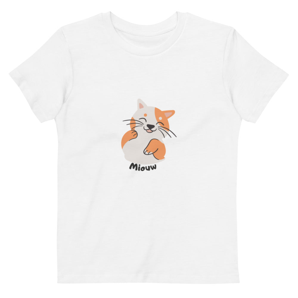 Pets Tee-shirt en coton bio enfant Miouw AVET'SERVICES