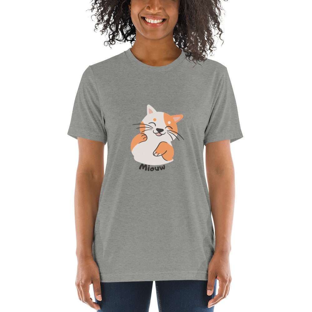 Pets T-shirt à Manches Courtes Miouw AVET'SERVICES