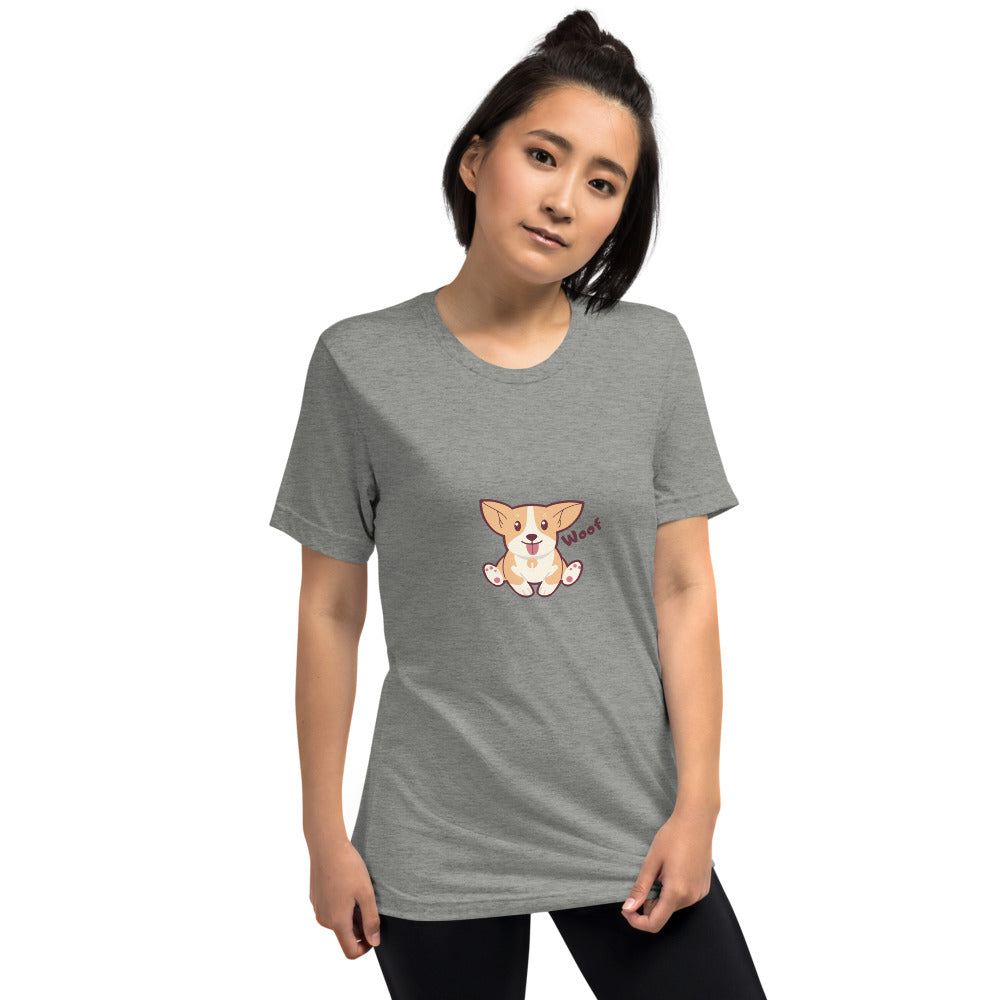 Pets T-shirt à Manches Courtes Woof AVET'SERVICES