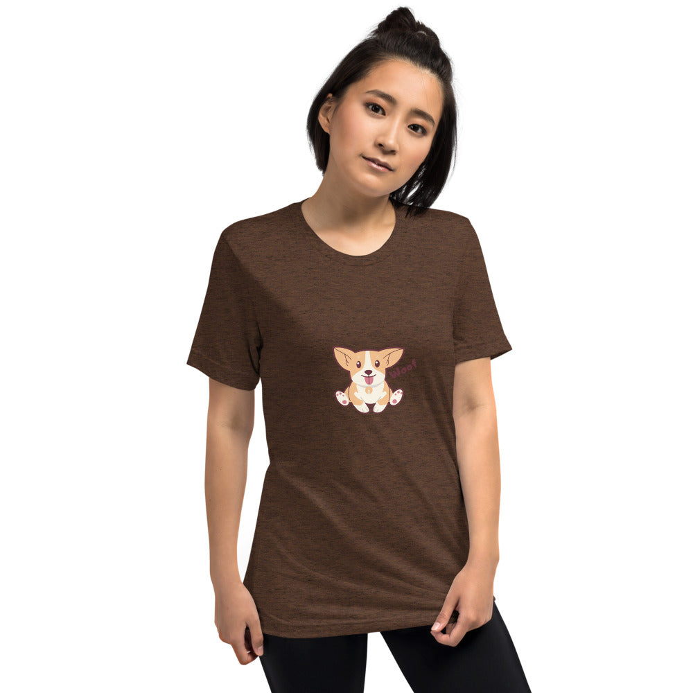 Pets T-shirt à Manches Courtes Woof AVET'SERVICES