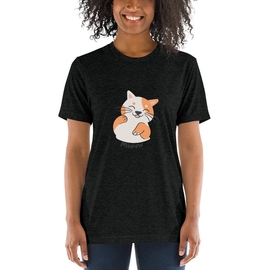 Pets T-shirt à Manches Courtes Miouw AVET'SERVICES