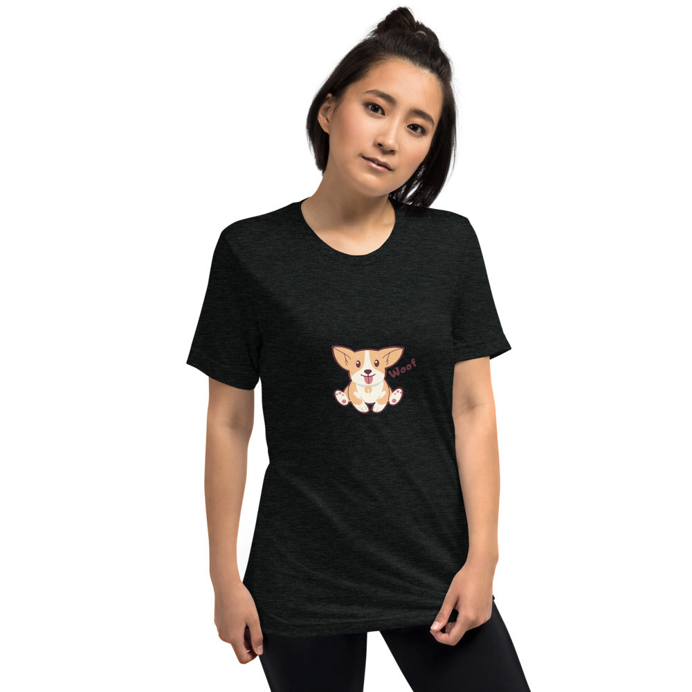 Pets T-shirt à Manches Courtes Woof AVET'SERVICES