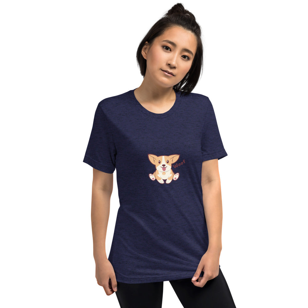 Pets T-shirt à Manches Courtes Woof AVET'SERVICES