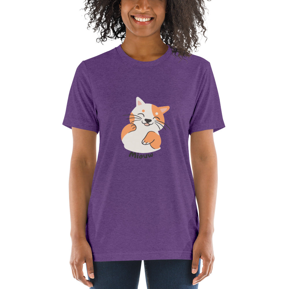 Pets T-shirt à Manches Courtes Miouw AVET'SERVICES