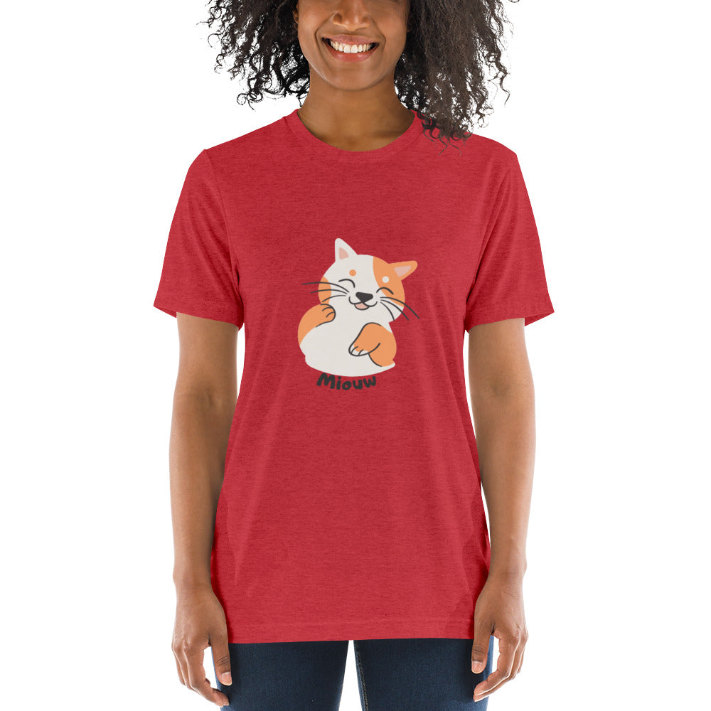 Pets T-shirt à Manches Courtes Miouw AVET'SERVICES