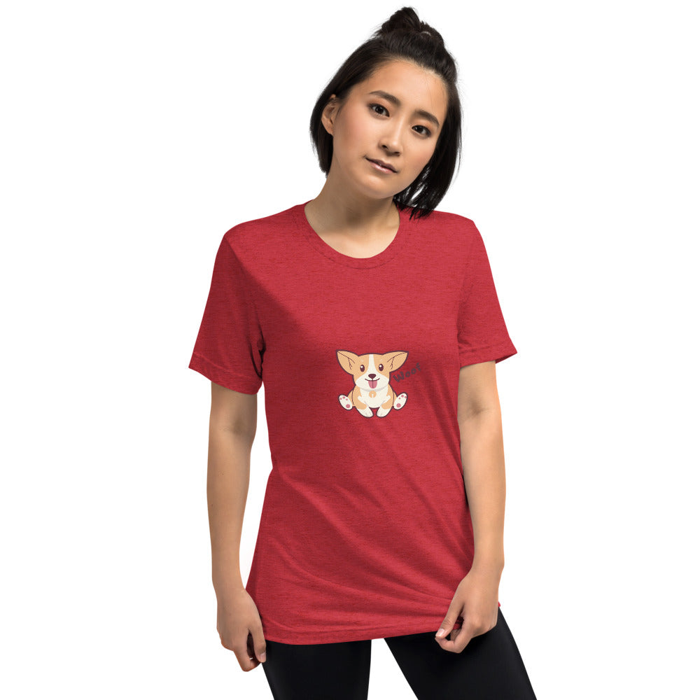 Pets T-shirt à Manches Courtes Woof AVET'SERVICES
