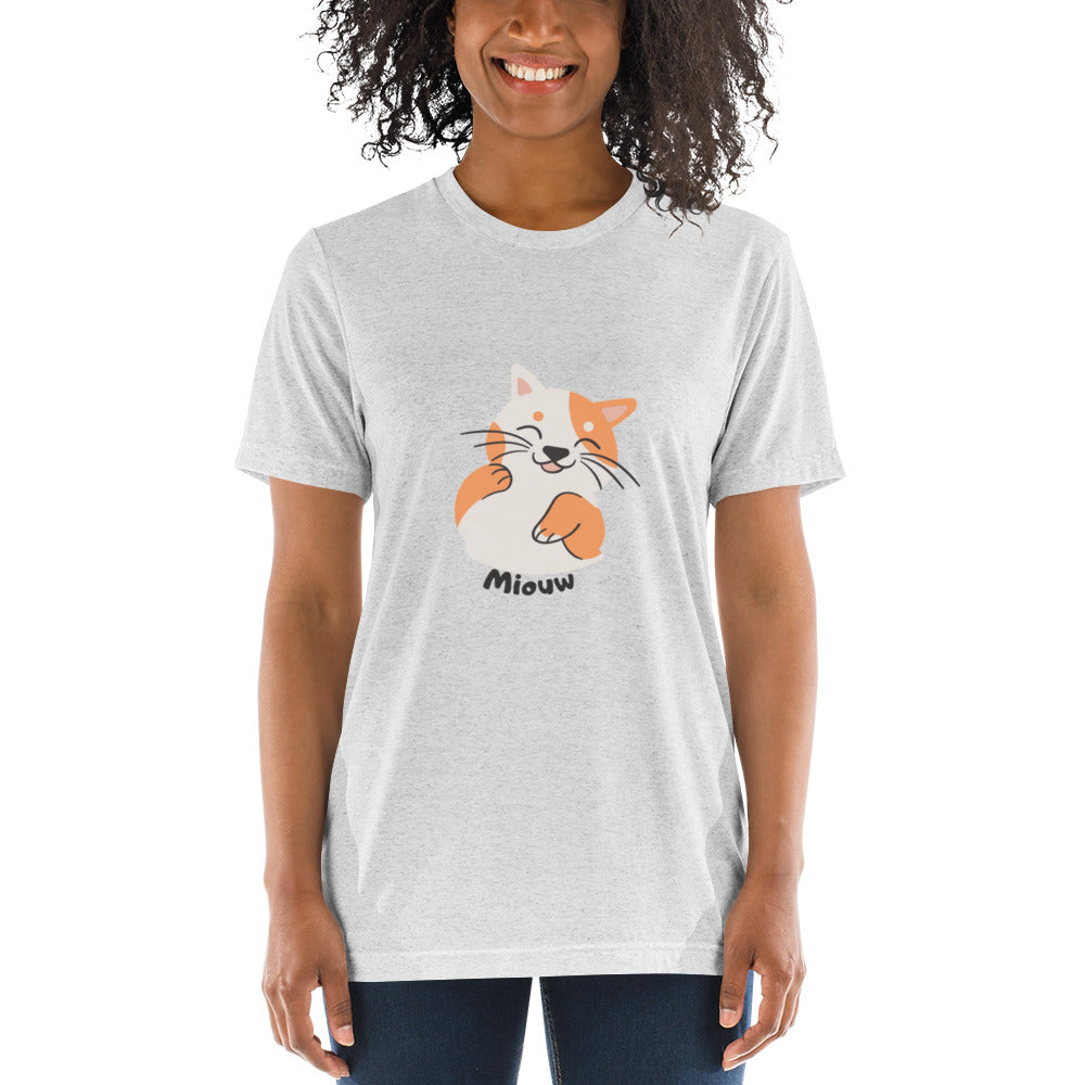 Pets T-shirt à Manches Courtes Miouw AVET'SERVICES