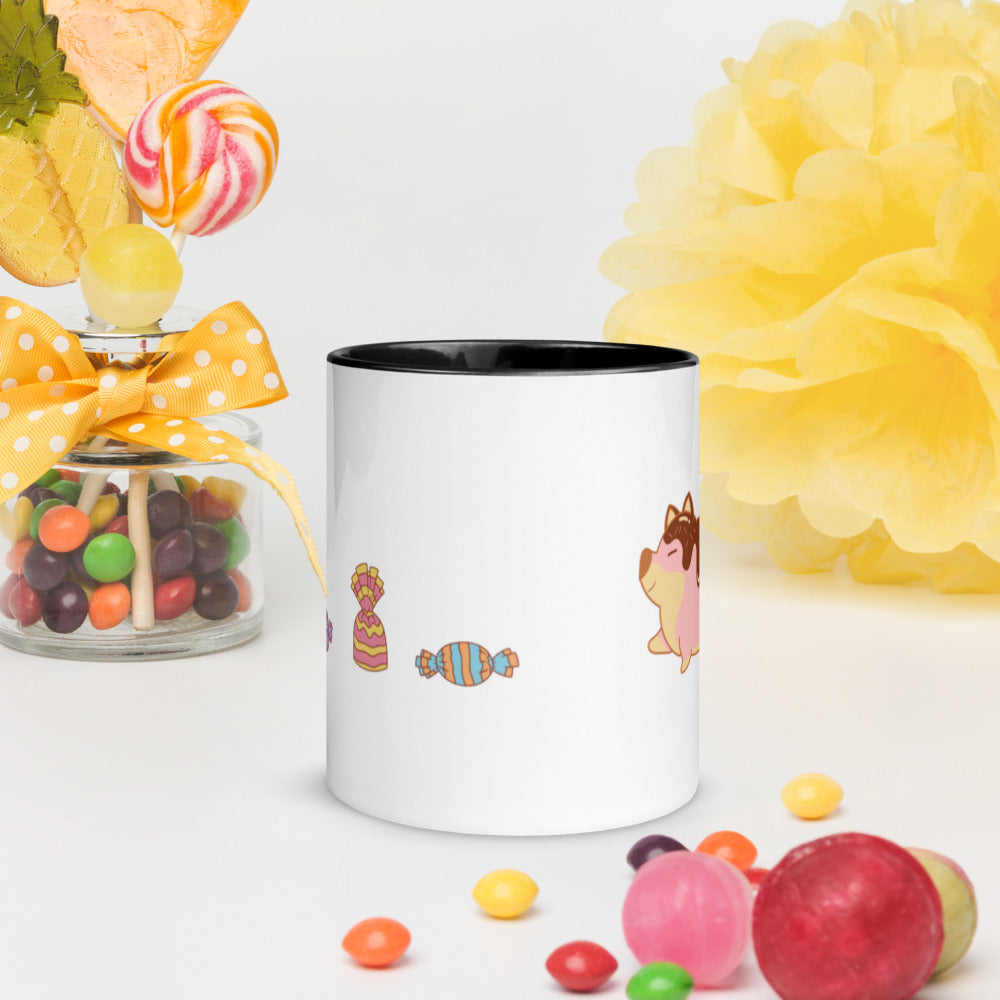 Dognut Mug à Intérieur Coloré AVET'SERVICES