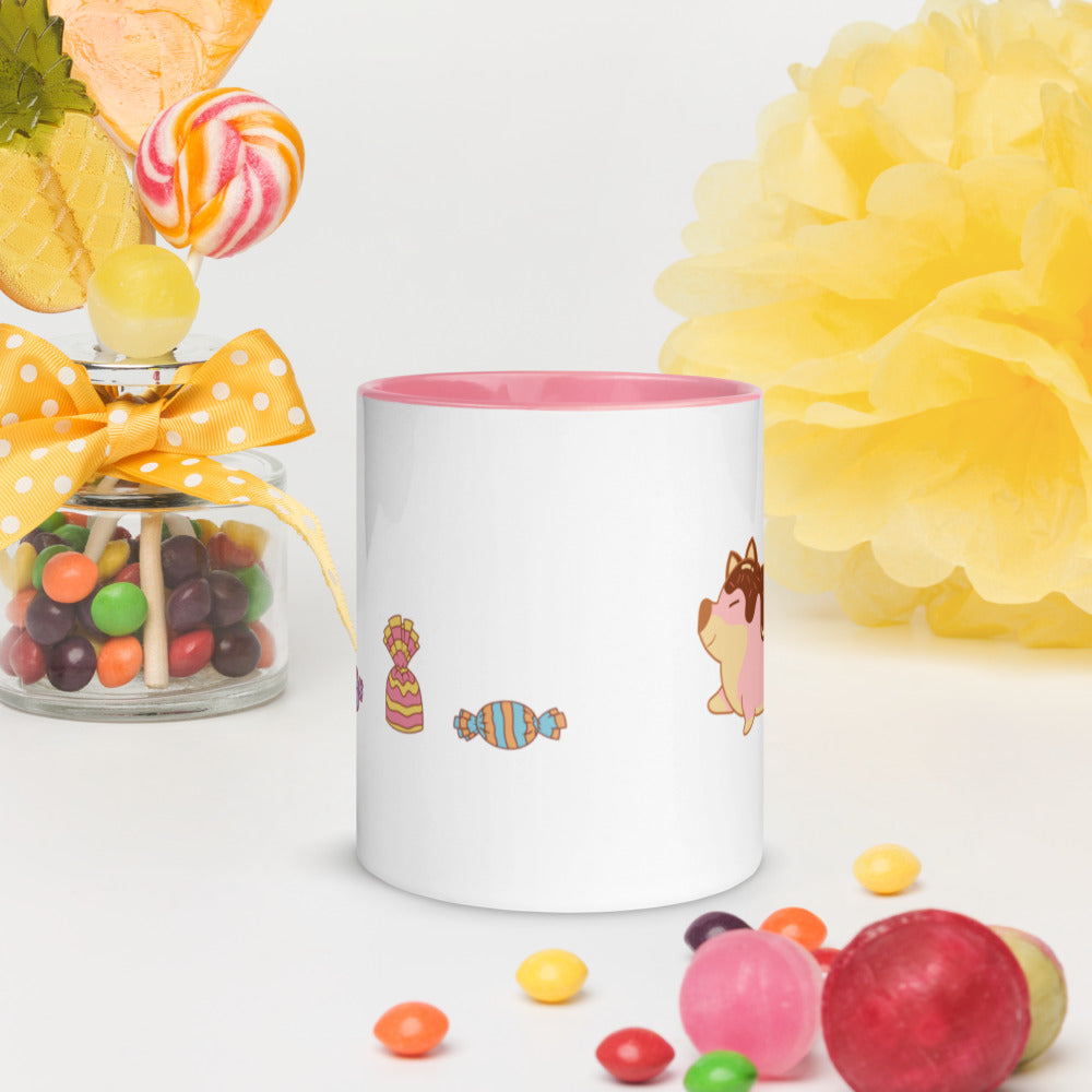 Dognut Mug à Intérieur Coloré AVET'SERVICES