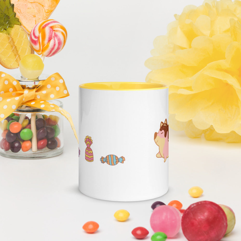 Dognut Mug à Intérieur Coloré AVET'SERVICES