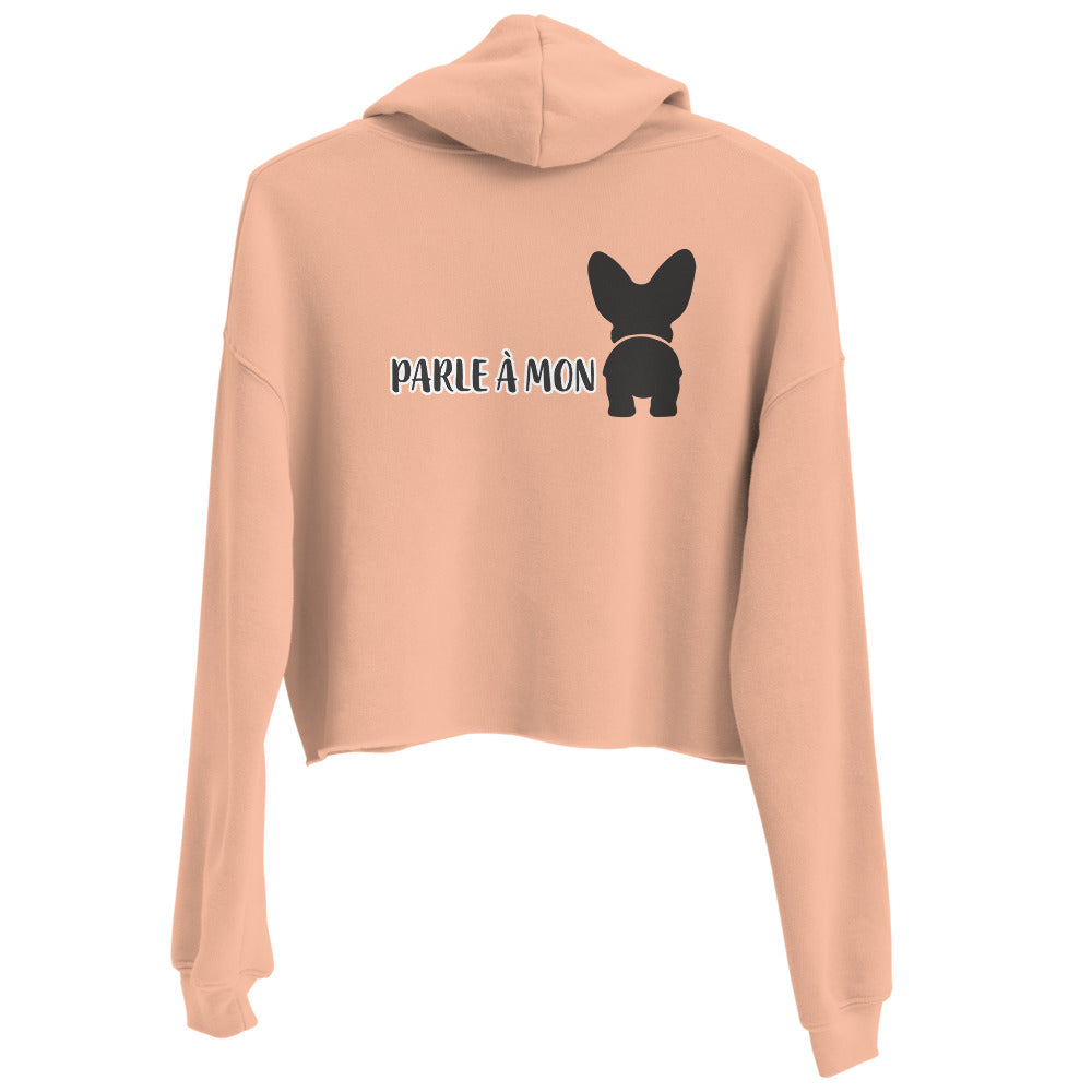 Sweat à Capuche Crop-Top Parle à mon Corgi AVET'SERVICES