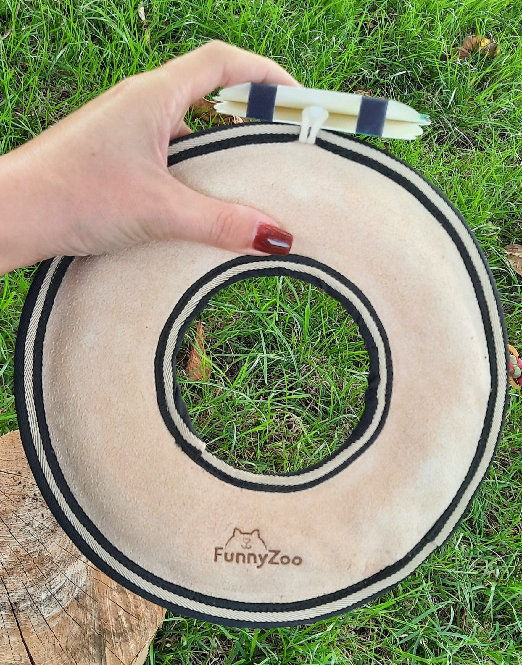 Frisbee en Daim naturel Funny Zoo