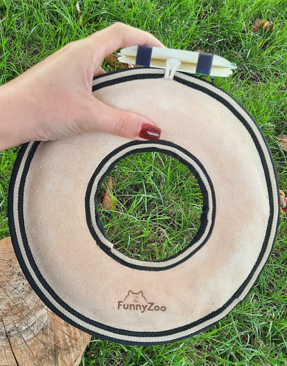 Frisbee en Daim naturel Funny Zoo