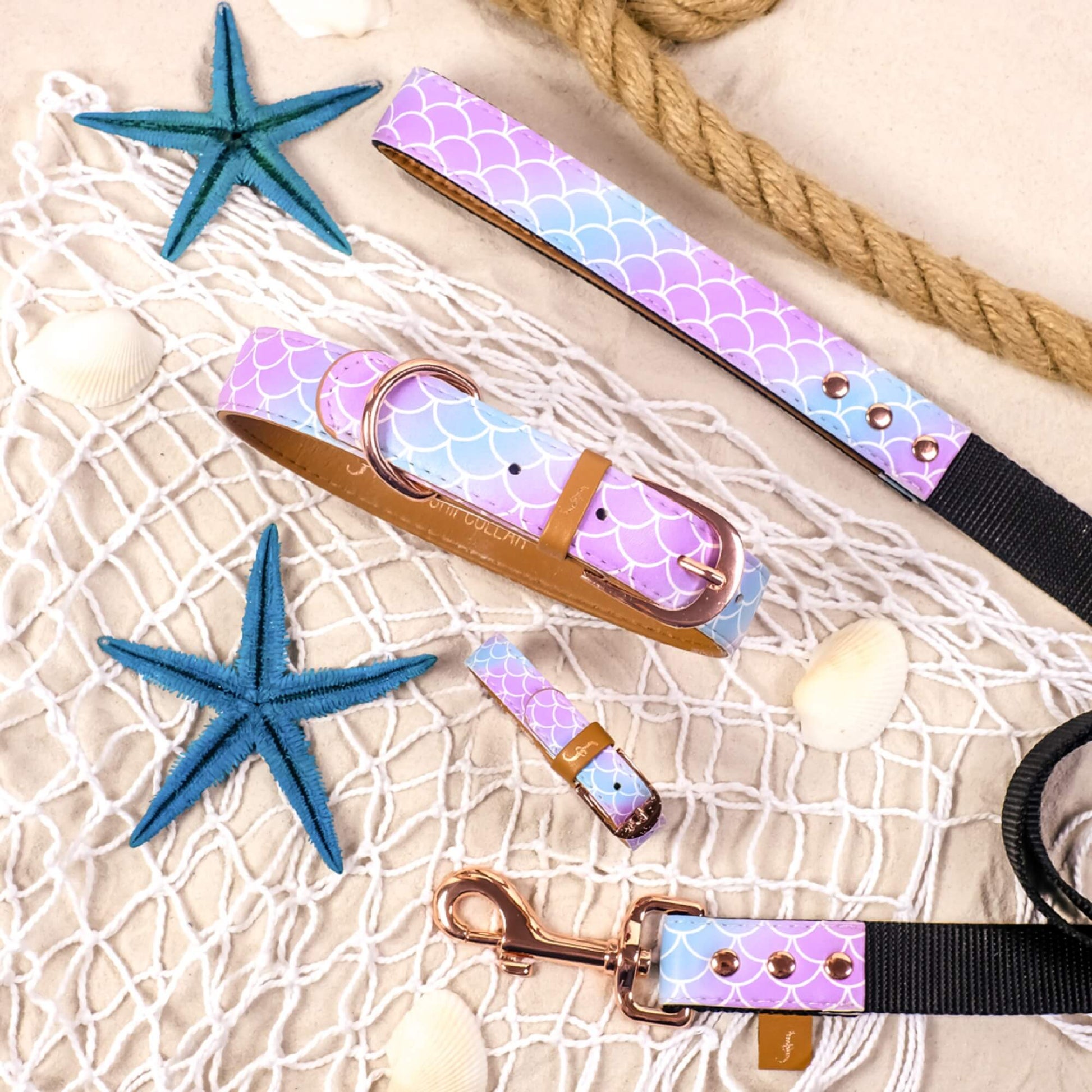 Friendship Collar - Collier et bracelet assortis en forme de queue de sirène Friendship Collar