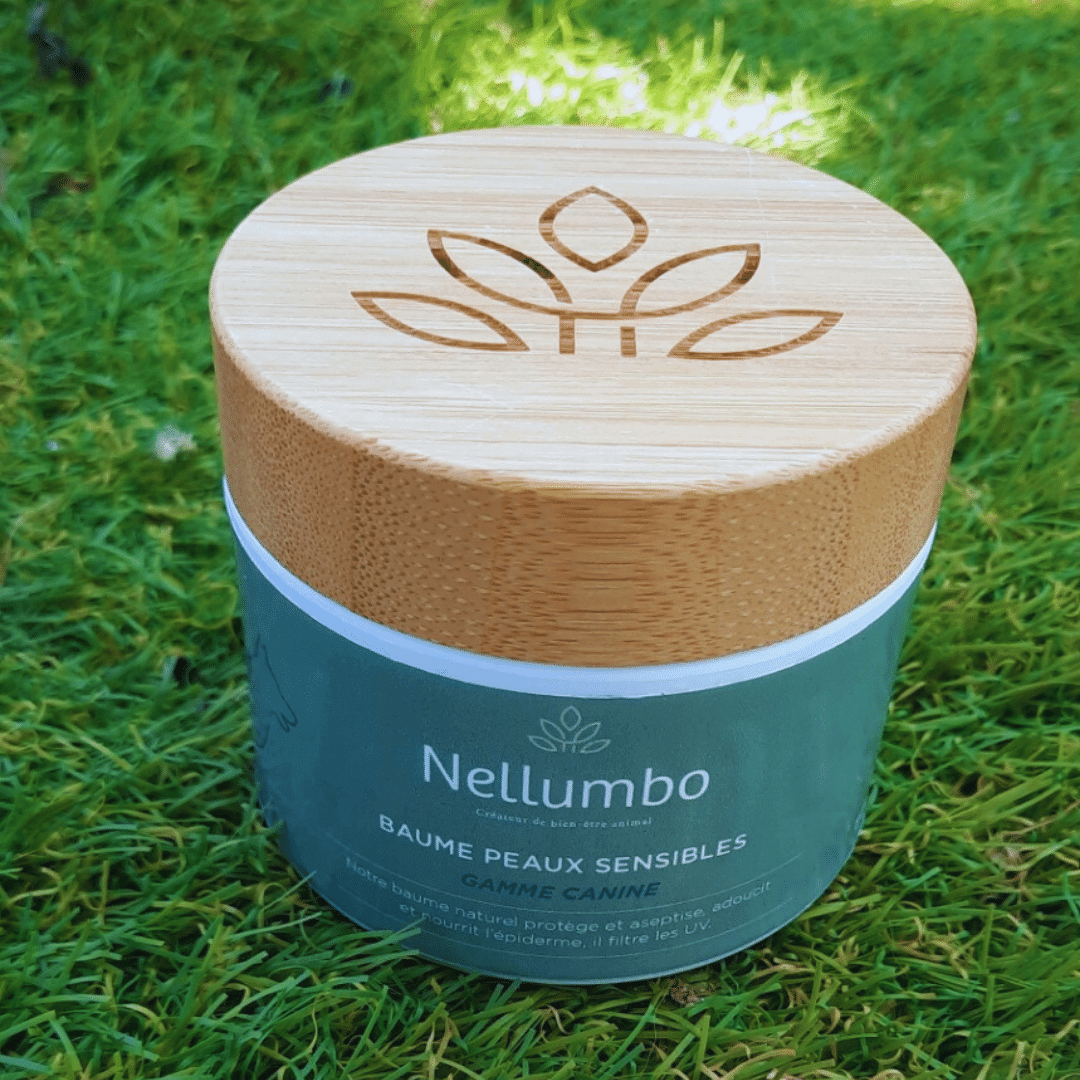 Baume peaux sensibles et cicatrisant pour chiens Nellumbo