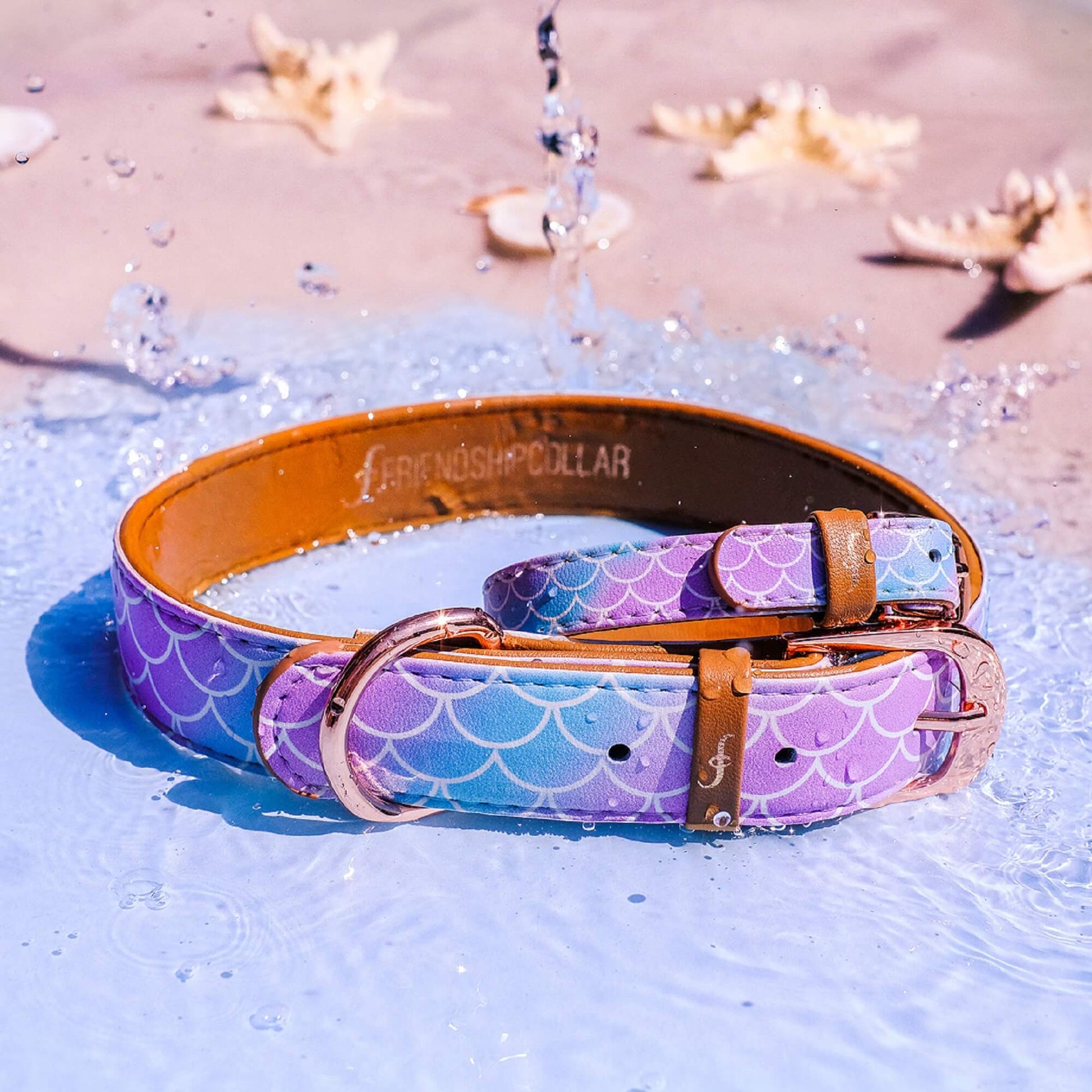 Friendship Collar - Collier et bracelet assortis en forme de queue de sirène Friendship Collar