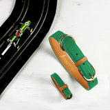 Collier et Bracelet Vert forêt