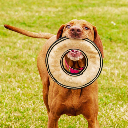 Frisbee en Daim naturel Funny Zoo