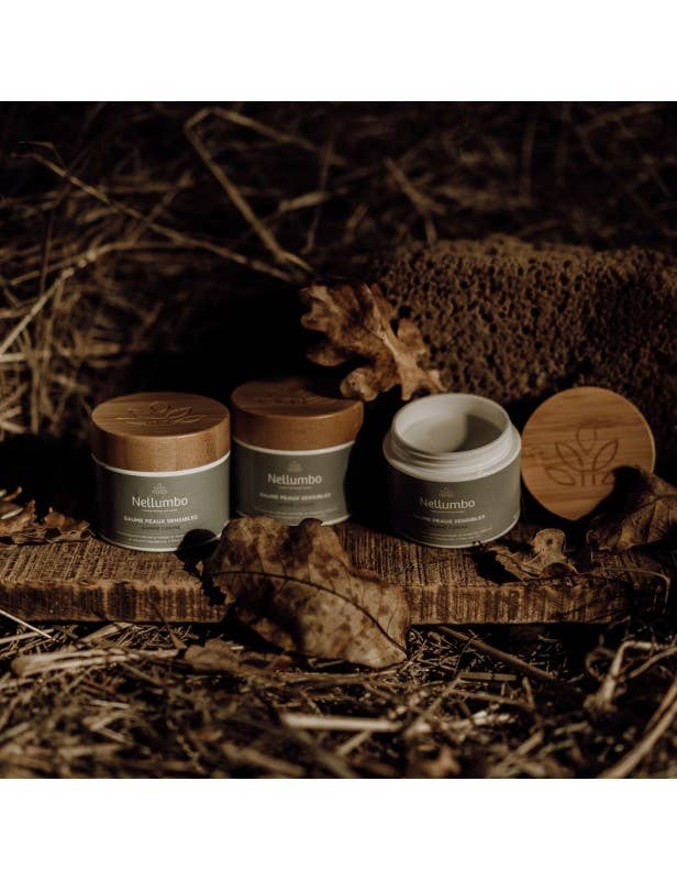 Baume peaux sensibles et cicatrisant pour chiens Nellumbo