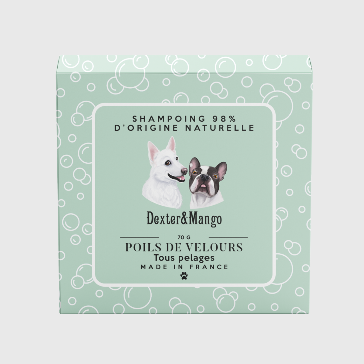 Shampoing Solide Poils de Velours Dexter et Mango