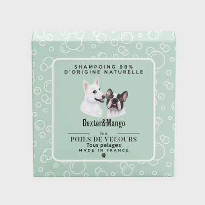 Shampoing Solide Poils de Velours Dexter et Mango