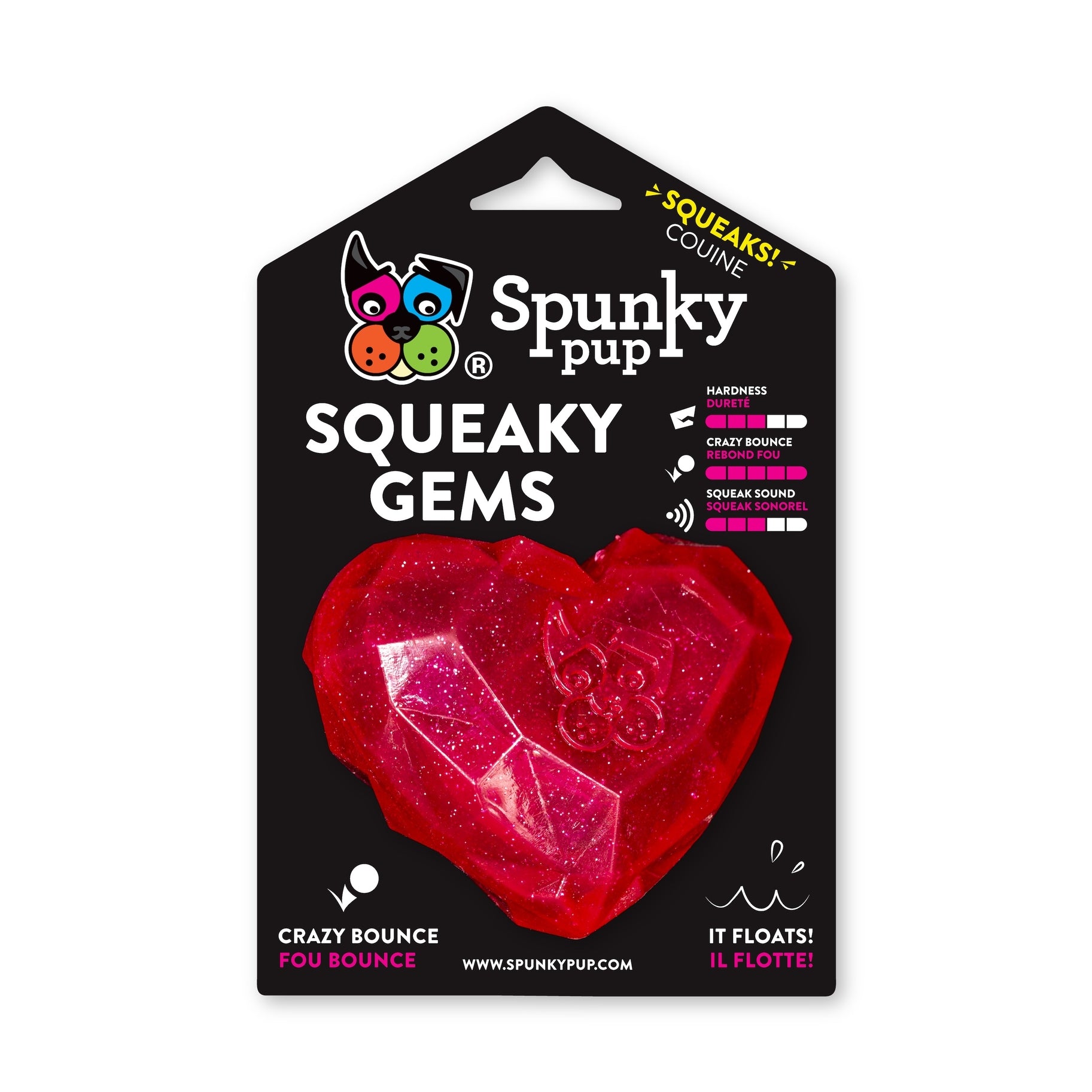 Couineur DIAMANT COEUR Spunky Pup