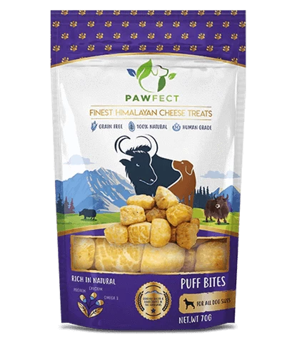 Bouchées fromage de yak soufflées Pawfect