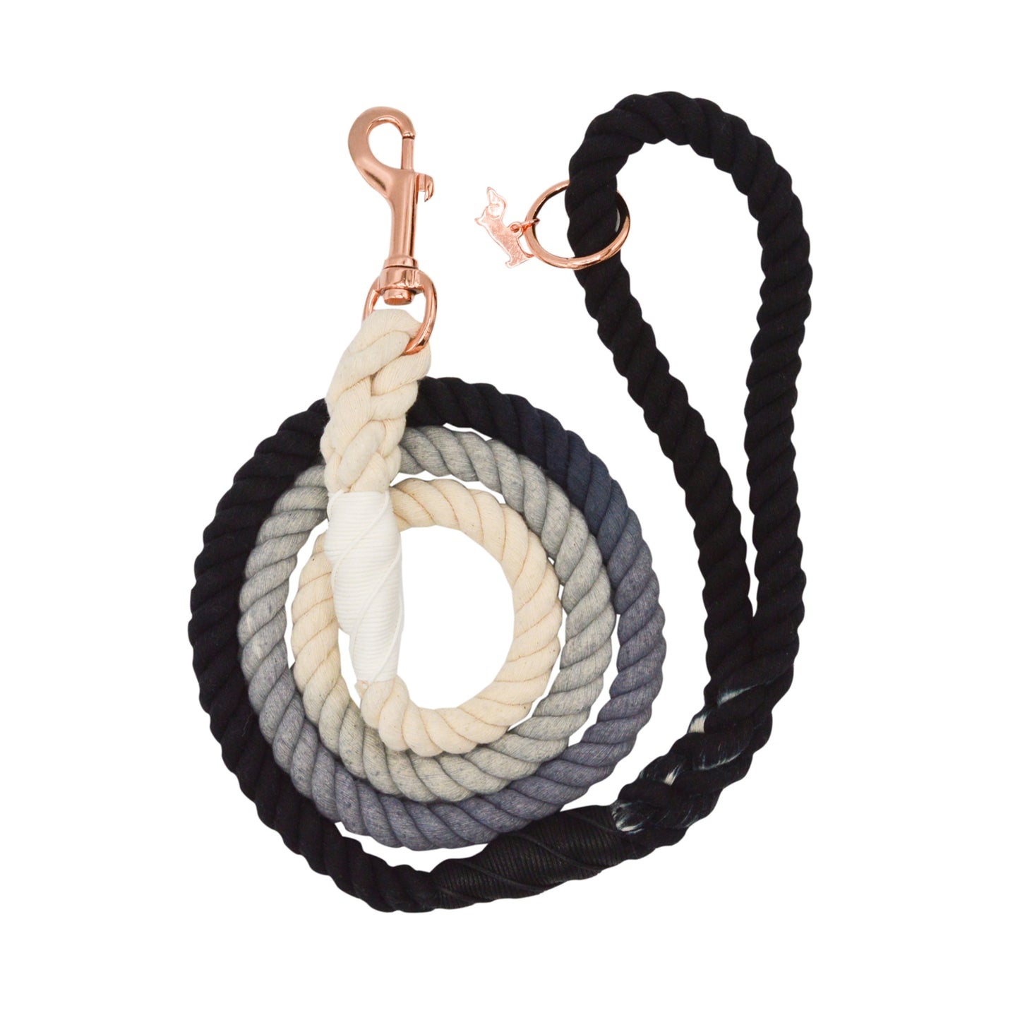 Laisse en corde OMBRE NOIRE Sassy Woof