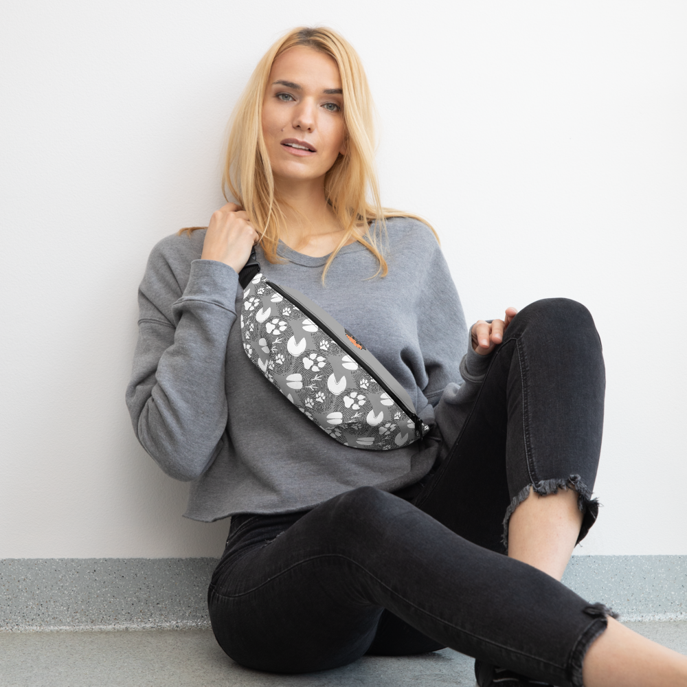 Sac Banane Empreintes Gris Nobel AVET'SERVICES