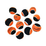 3 Mini Balles de tennis Orange/Noir Midlee Designs
