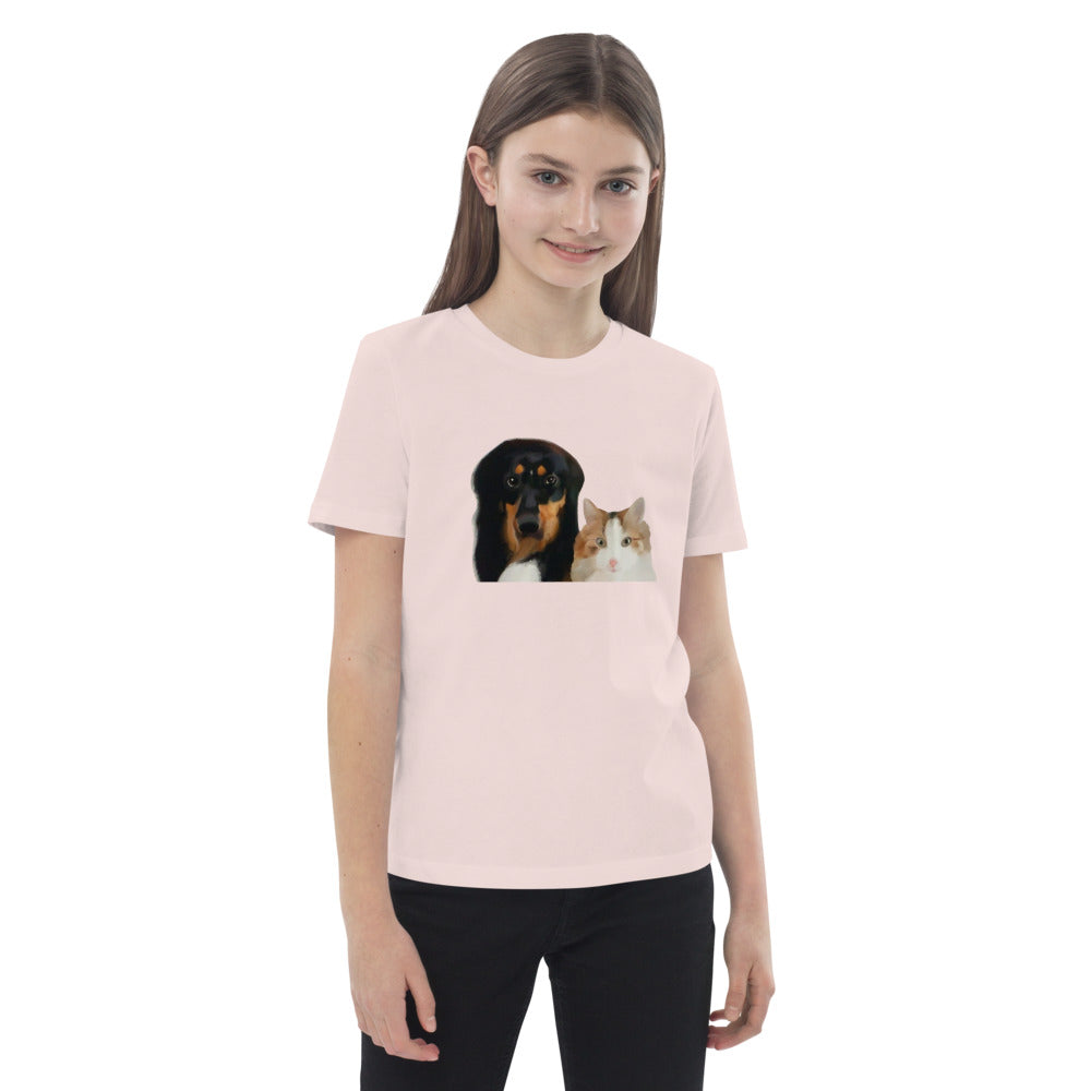 Tee-shirt en coton bio enfant Célestine AVET'SERVICES