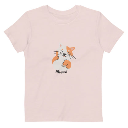 Pets Tee-shirt en coton bio enfant Miouw AVET'SERVICES
