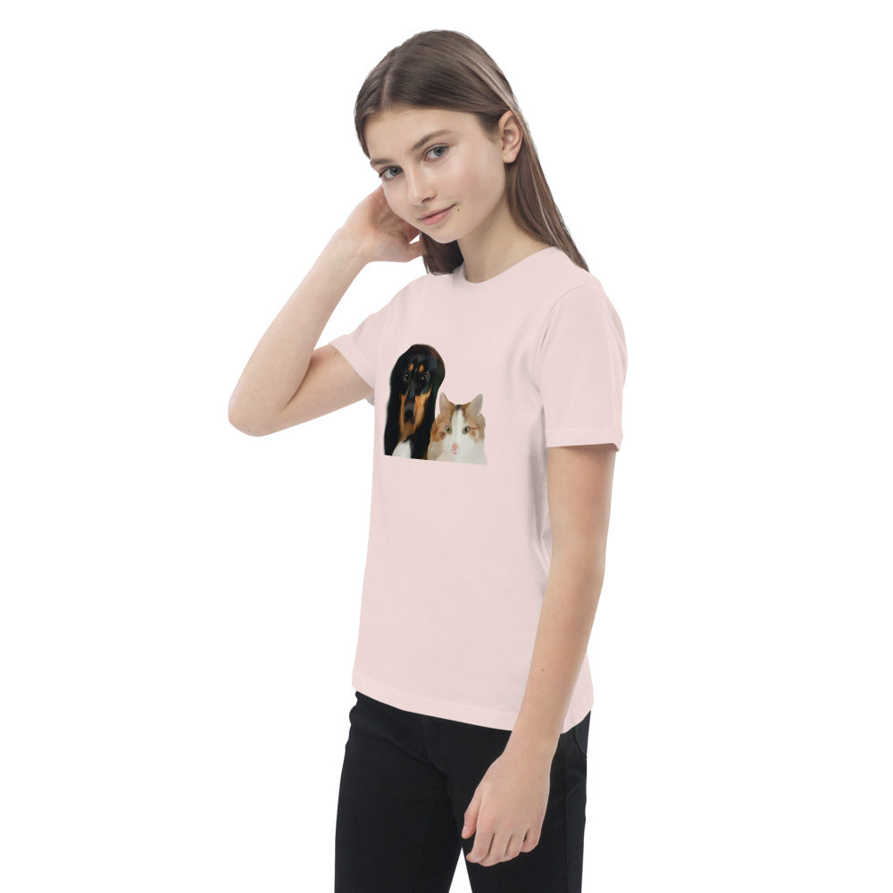 Tee-shirt en coton bio enfant Célestine AVET'SERVICES