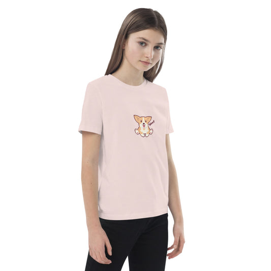 Pets Tee-shirt en coton bio enfant Woof AVET'SERVICES